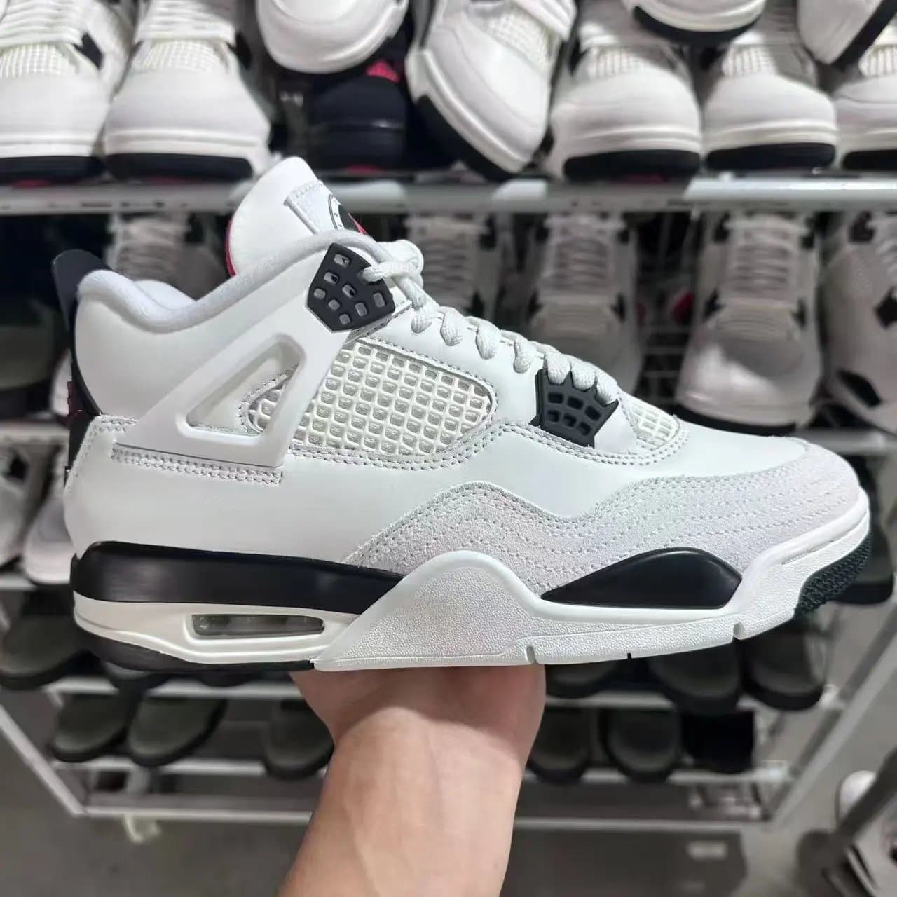 Air Jordan 4 White Black