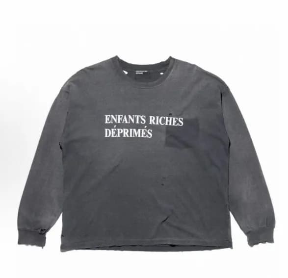 Supreme Graphic T-Shirt Split Book Print — 8753 washed black