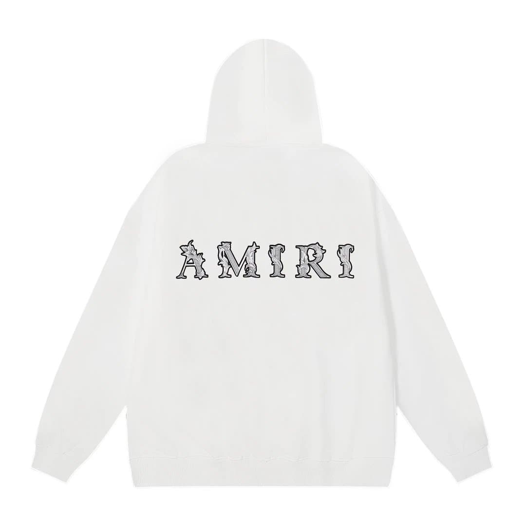 Amiri Hooded Sweatshirt Embroidered Logo