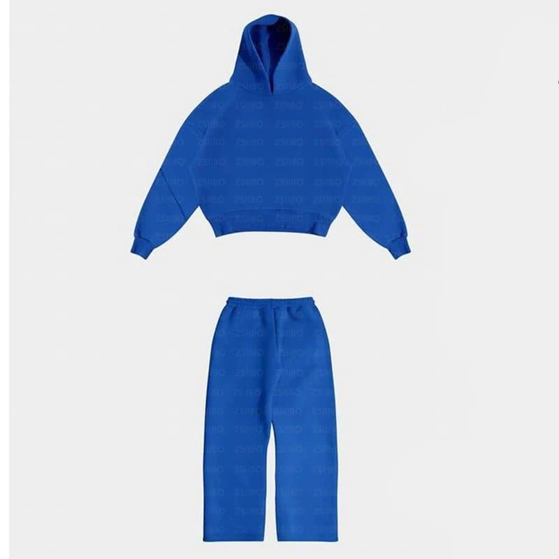 Fear of God Essentials Jogger Pants Solid — 深蓝色套装