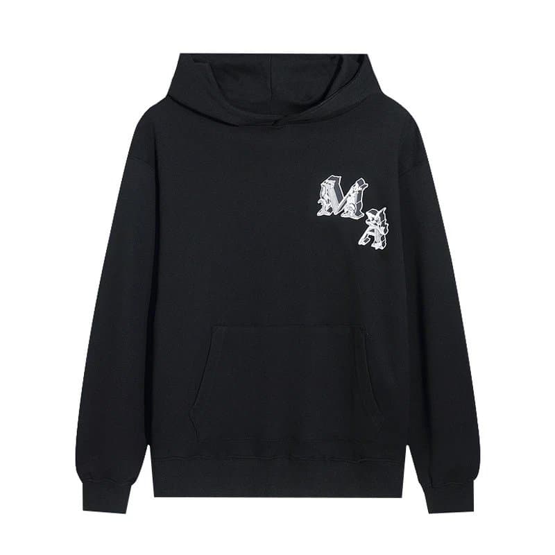 Hoodie Amiri Script Logo — 9023黑色