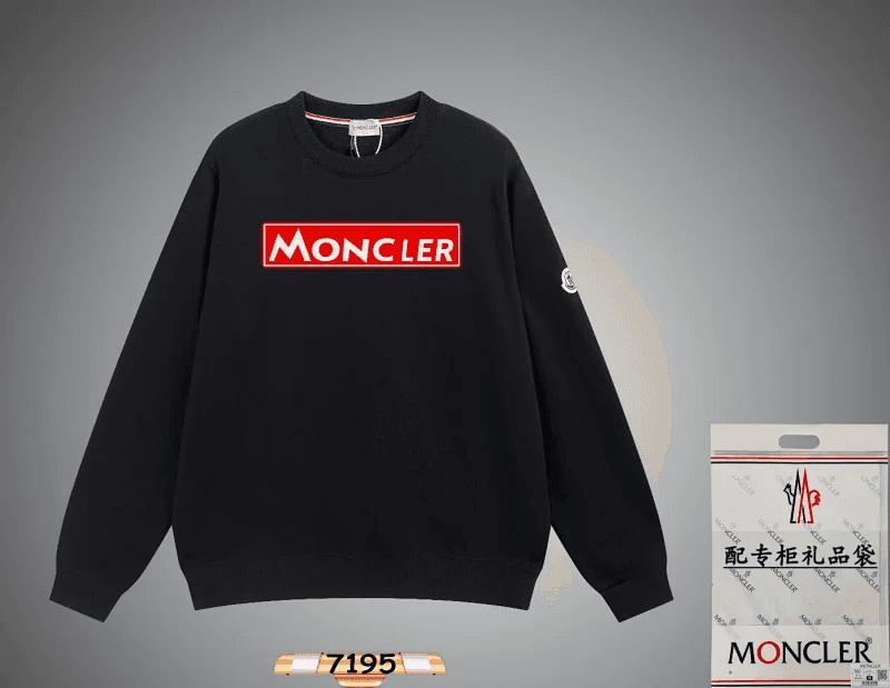 Moncler Logo Sweatshirt White Logo — 34