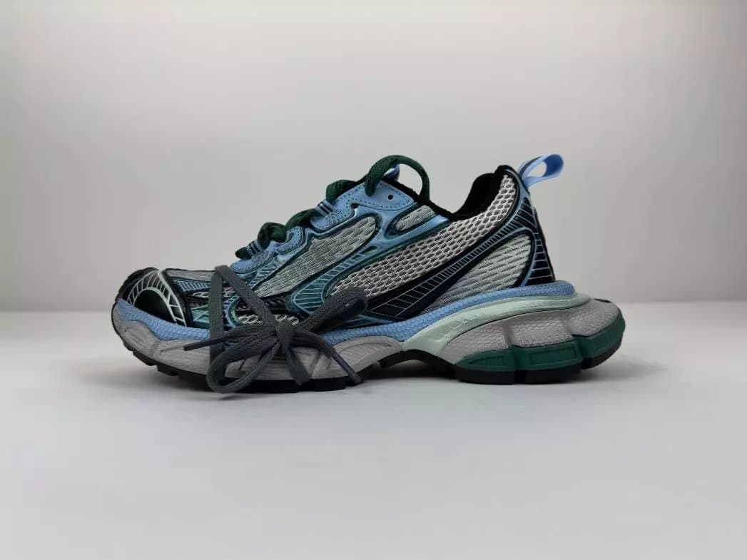 Balenciaga Speed Trainer Silver Volt Blue — VG版 · 010-27绿灰兰35-46