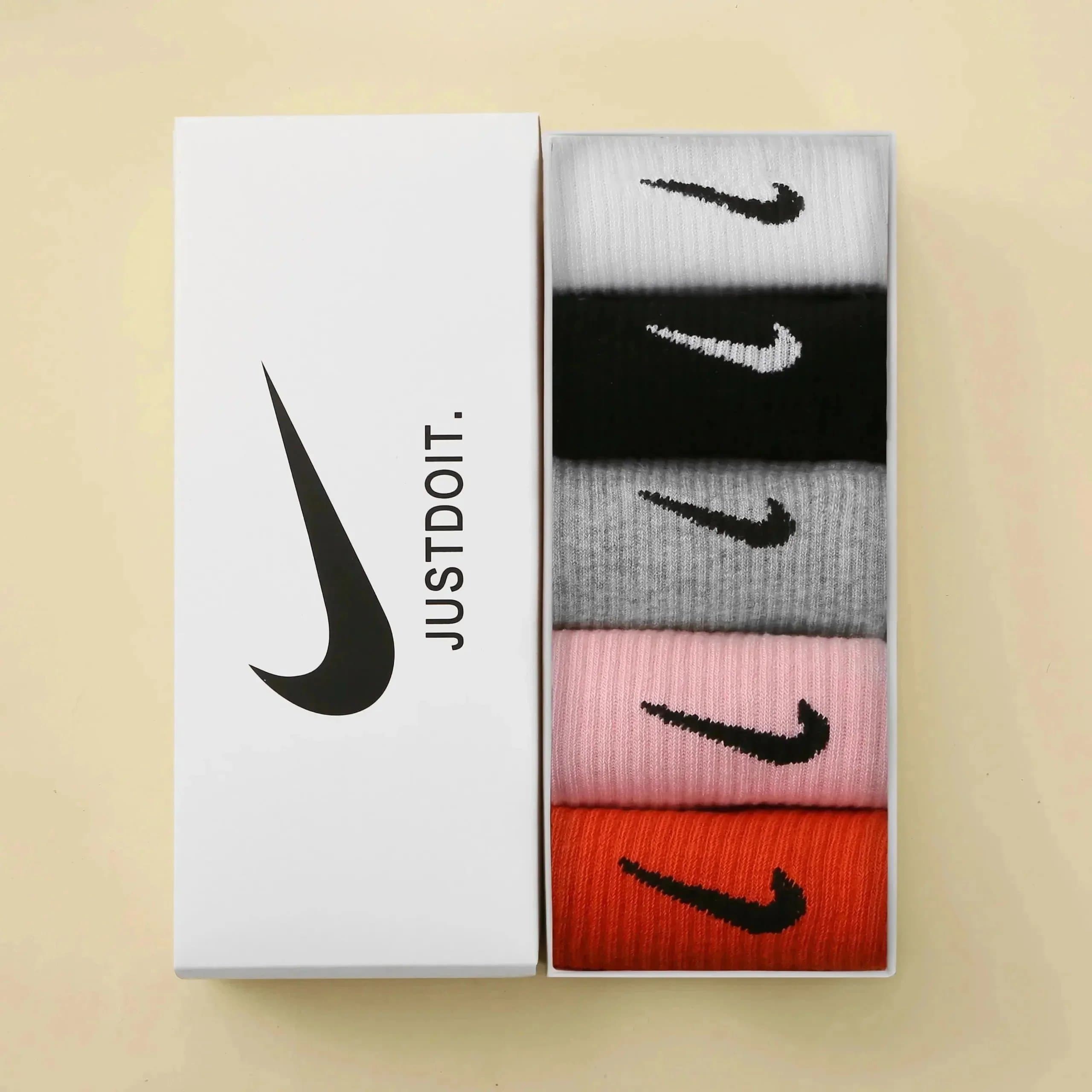 Adidas Crew Socks Logo Stripe — 5 pair【Image Color】7