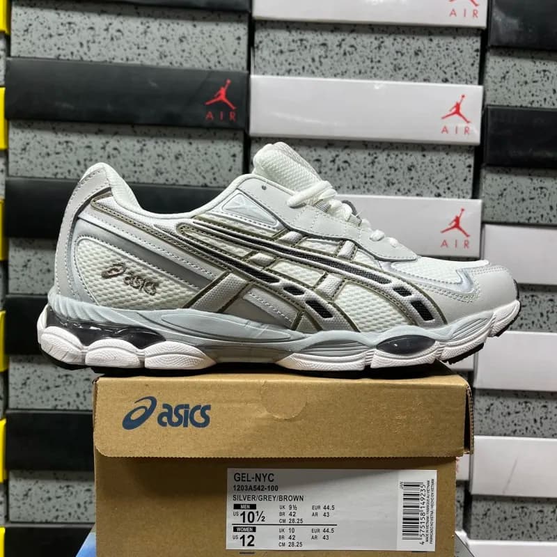Asics GEL-NYC Silver/Grey/Brown