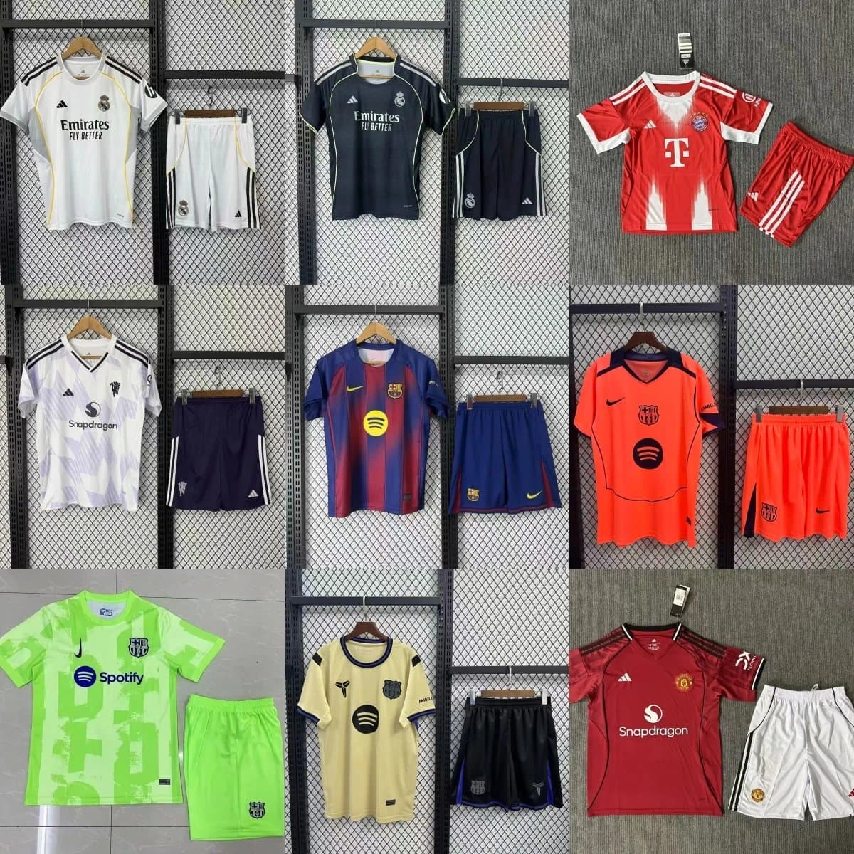 Adidas Football Kit Club Home/Away/Third