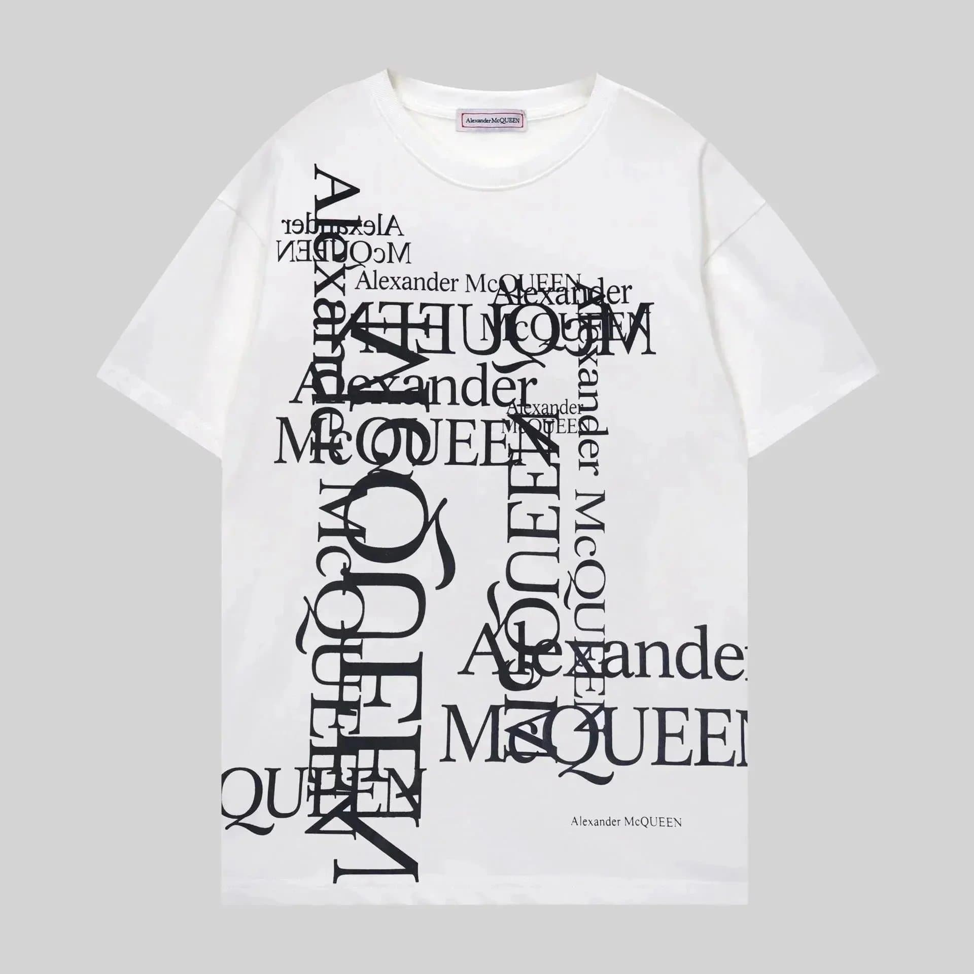 Alexander McQueen Skull Graphic Tee Arch Logo — G1118白