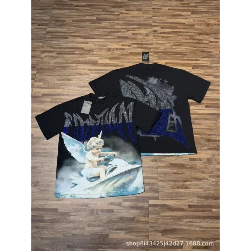 Balenciaga Graphic T-Shirt Angel Jet Ski Print
