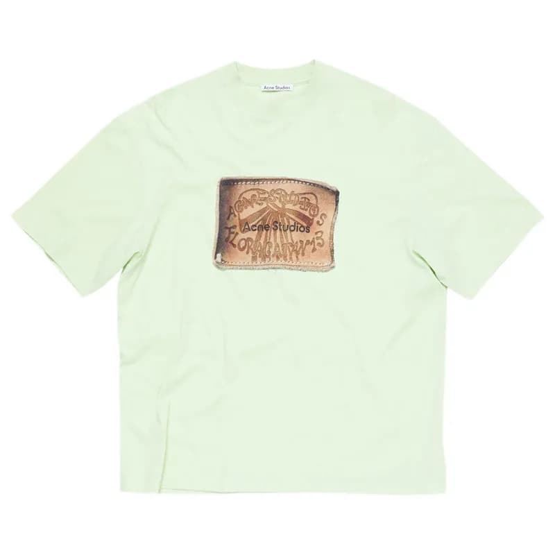 Acne Studios T-Shirt Leather Patch