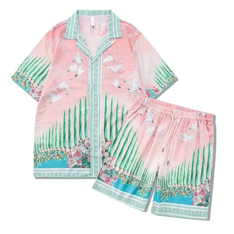 Gucci GG Print Set Pineapple Patch — 25粉绿