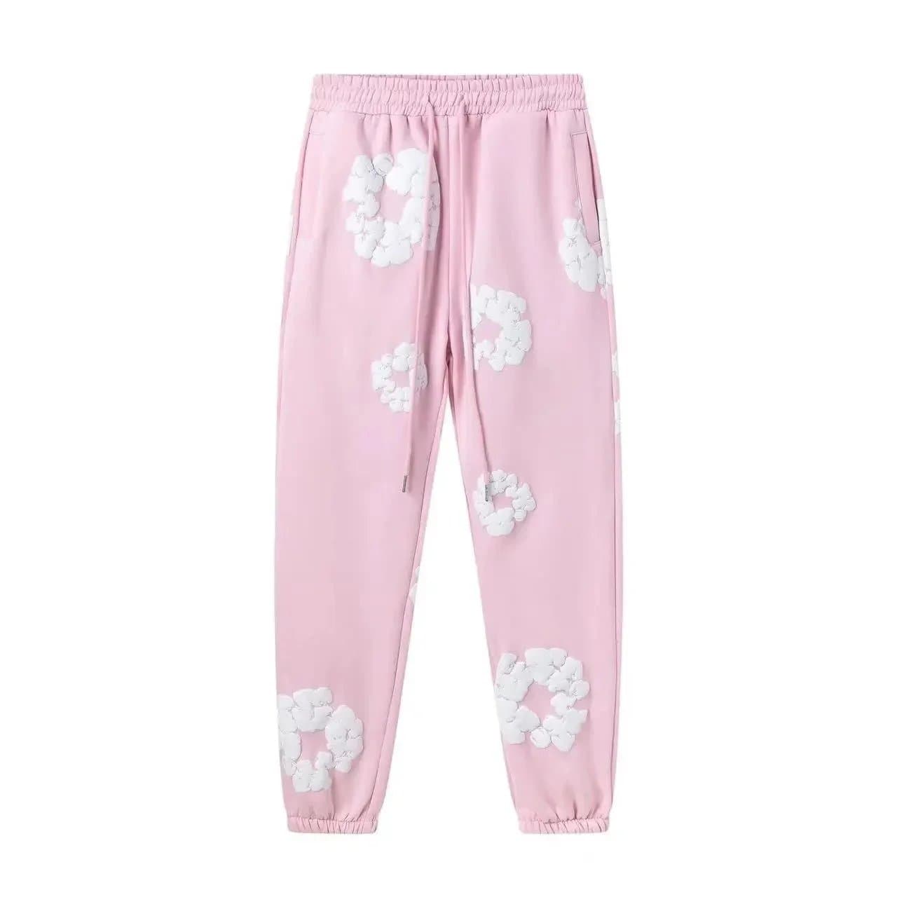 Balenciaga Joggers Floral Appliqué