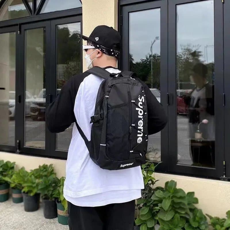 Supreme Backpack Logo Print