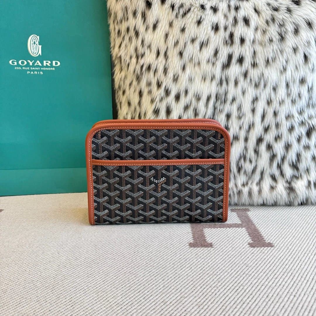 Goyard Saint Louis Wallet Goyardine Canvas