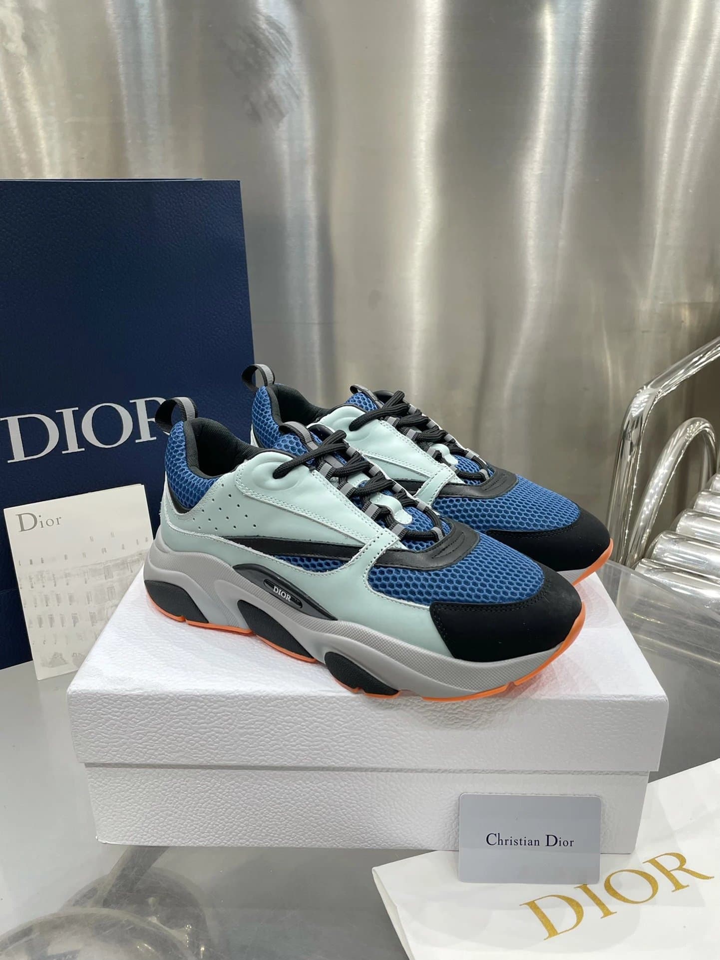 Dior B22 White Grey Blue — 26