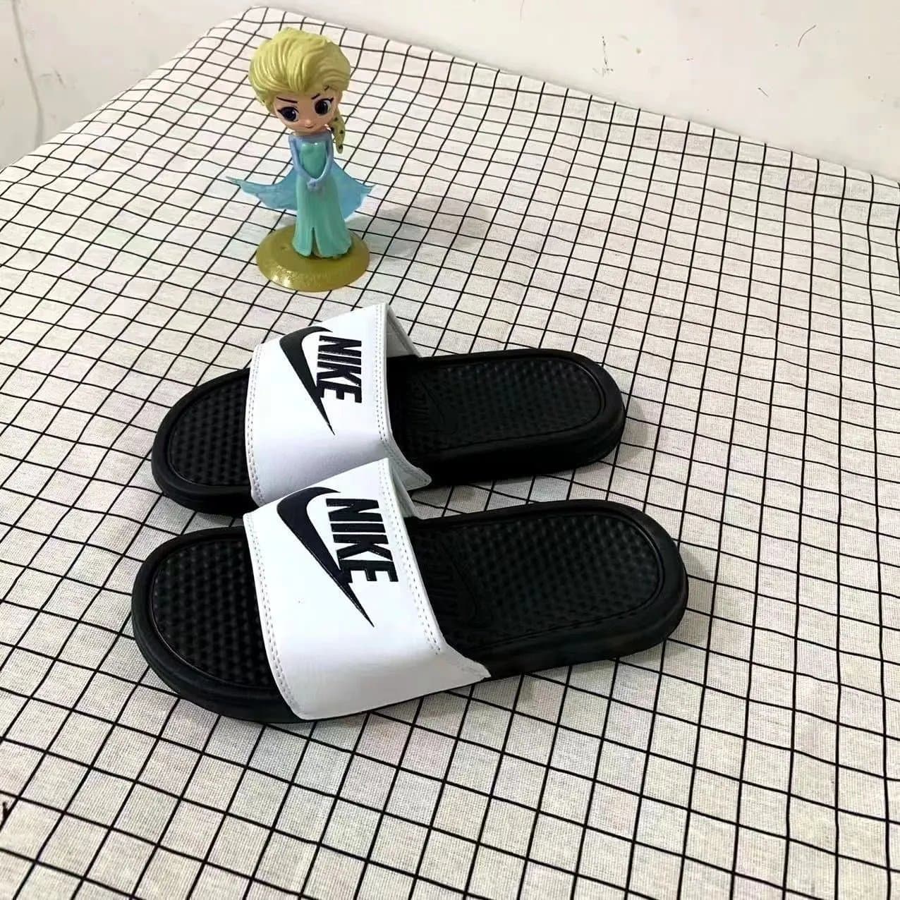 Adidas Slide Gradient — NK黑白色（正确版带标）