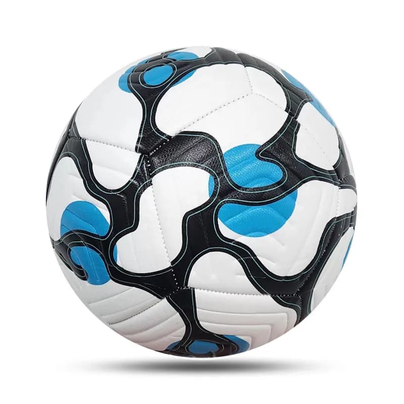 Soccer Ball Abstract Wave Pattern