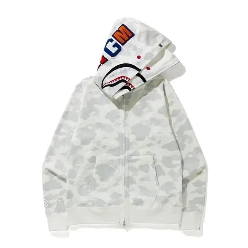 BAPE Shark Hoodie Camouflage