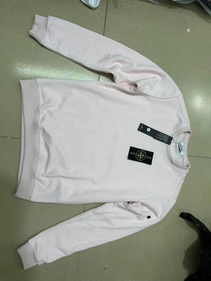 Stone Island Crewneck Sweatshirt Light Pink