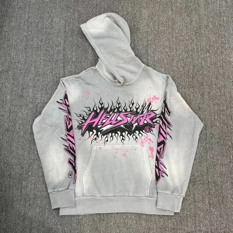 Hellstar Hooded Sweatshirt Flame Logo — 43