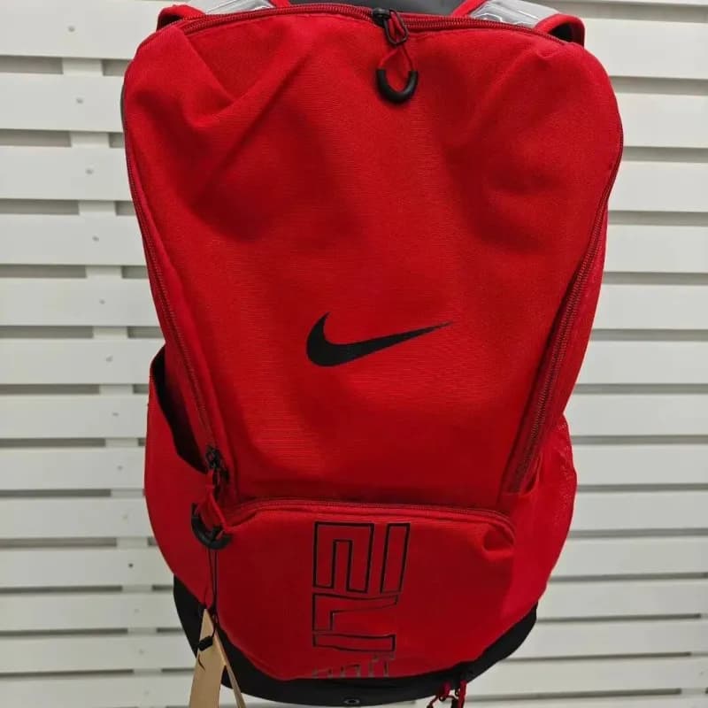 Nike Elite Backpack Black/White — 新款气垫红色