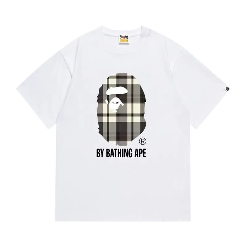 BAPE Ape Head T-Shirt Plaid Ape Head