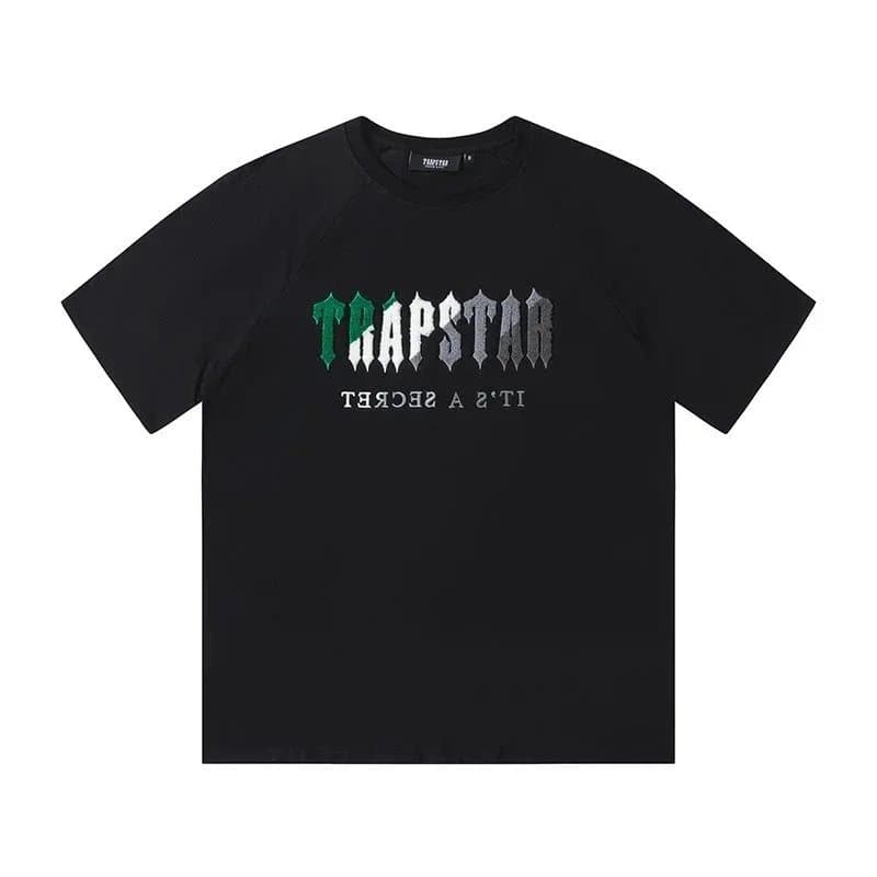 Trapstar Logo Shorts Bold Script — 612# T恤 黑