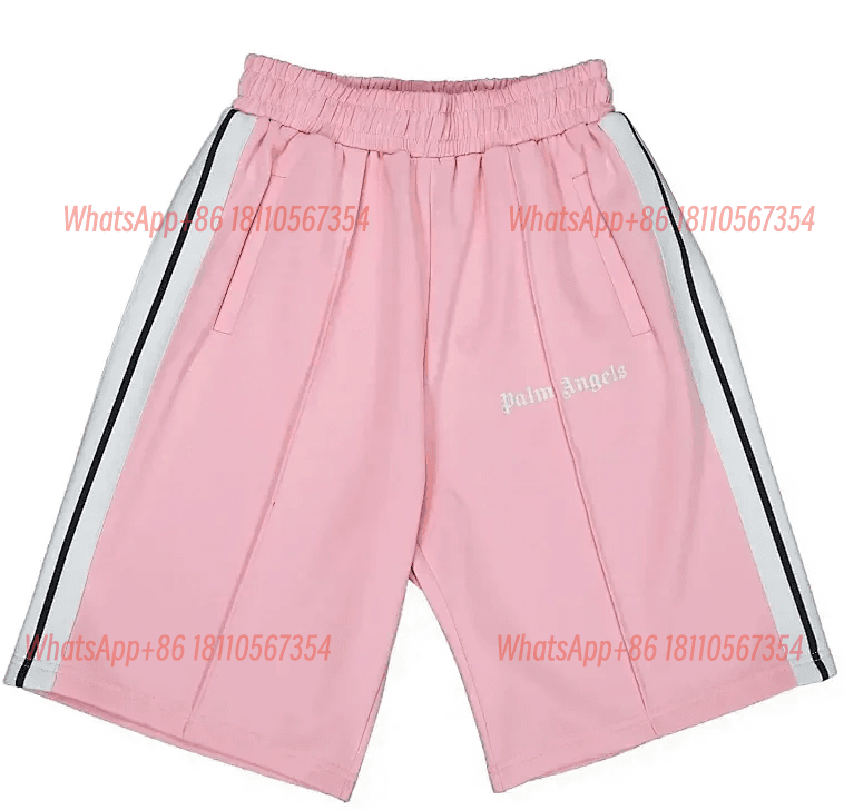 Fear of God Essentials Logo Shorts Black — Palm Angels-粉色
