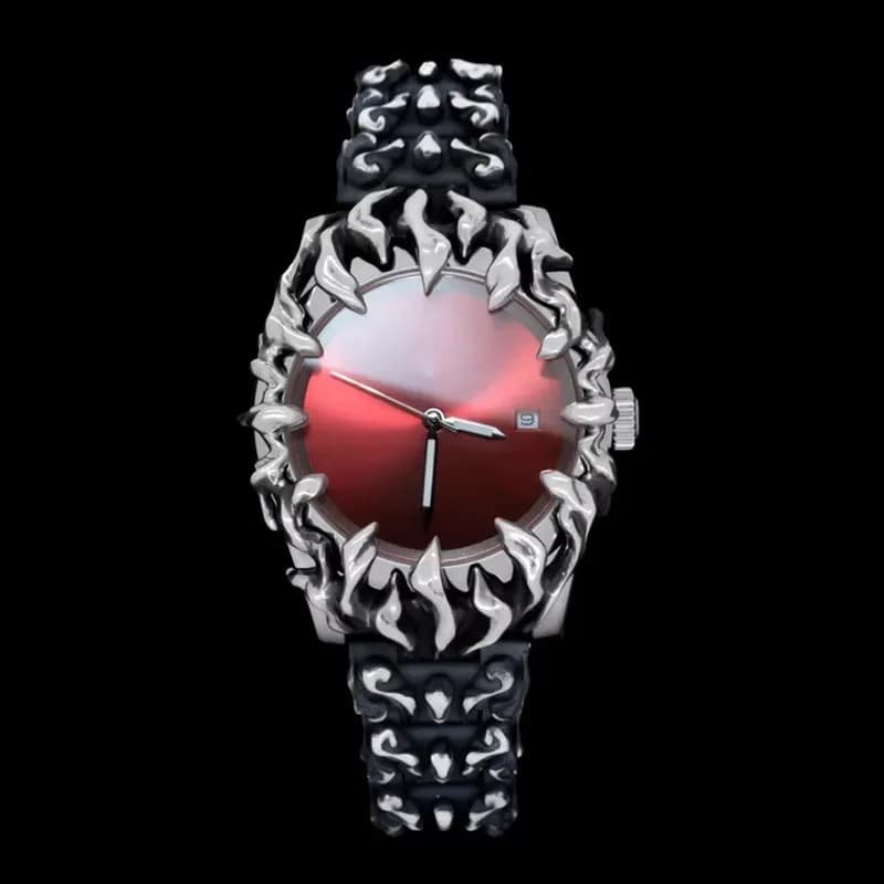 Richard Mille RM 011 Skeletonized Case — 深红色