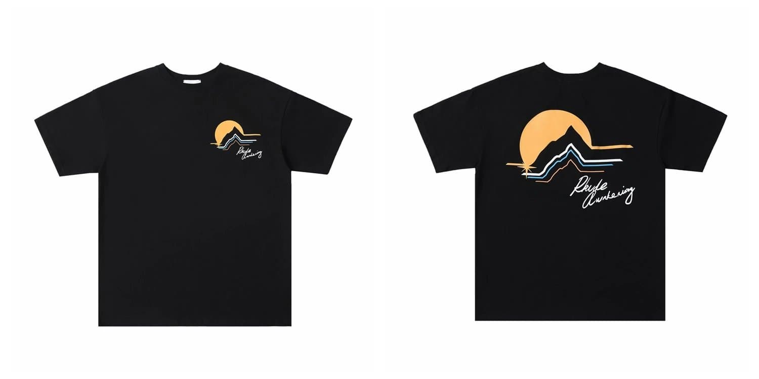 Graphic Tee Banque de Rhude — RH236黑