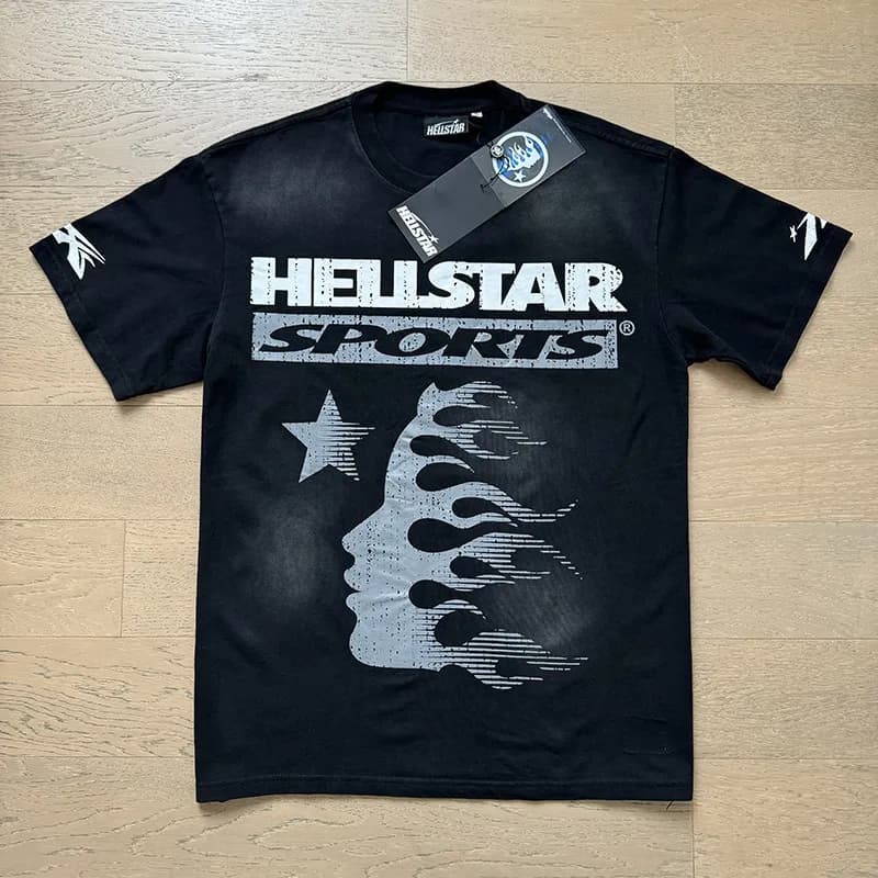 Hellstar Graphic Tee Acid Wash — TXWZH01