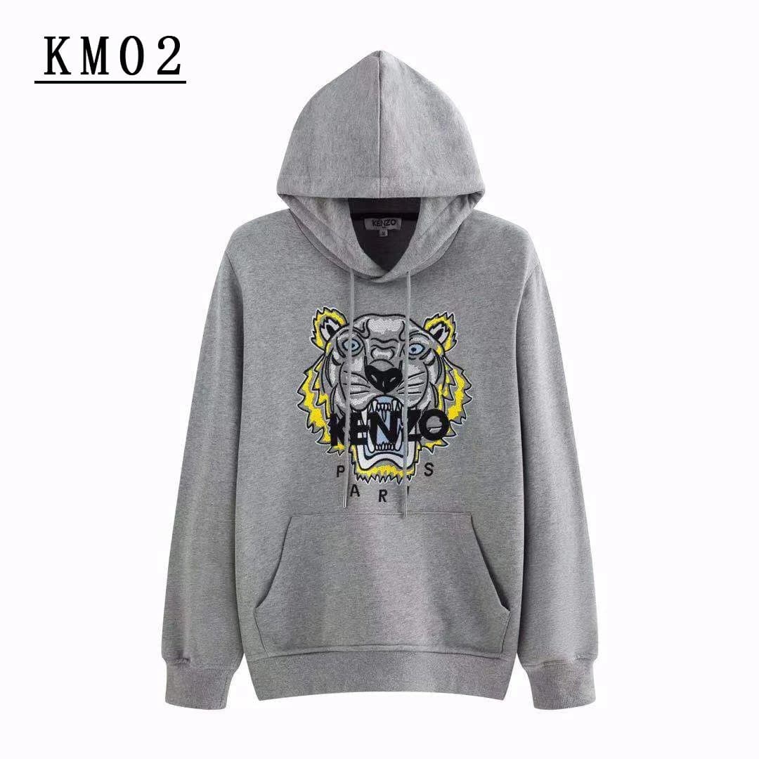 Kenzo Tiger Hoodie Embroidered Tiger
