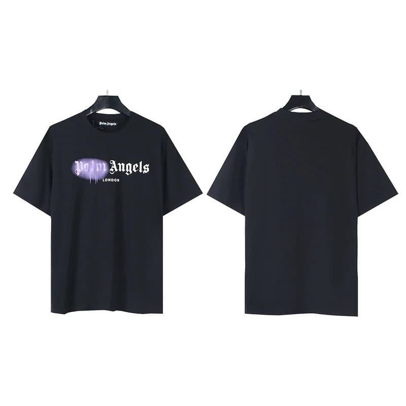 Palm Angels Graphic Tee Purple Logo