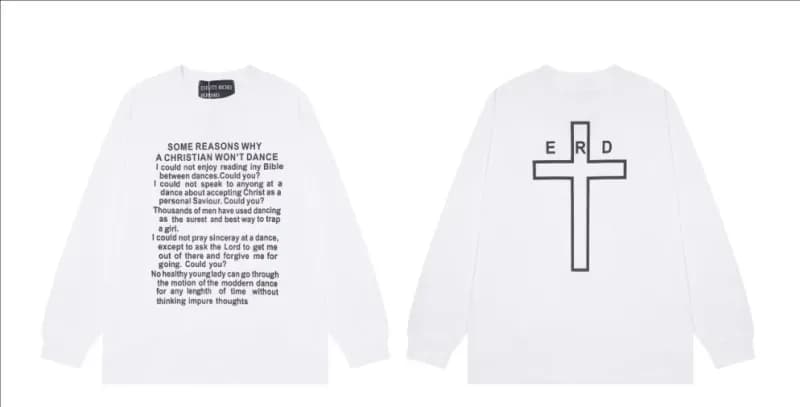 Fear of God Essentials Long Sleeve Tee Christian Won't Dance