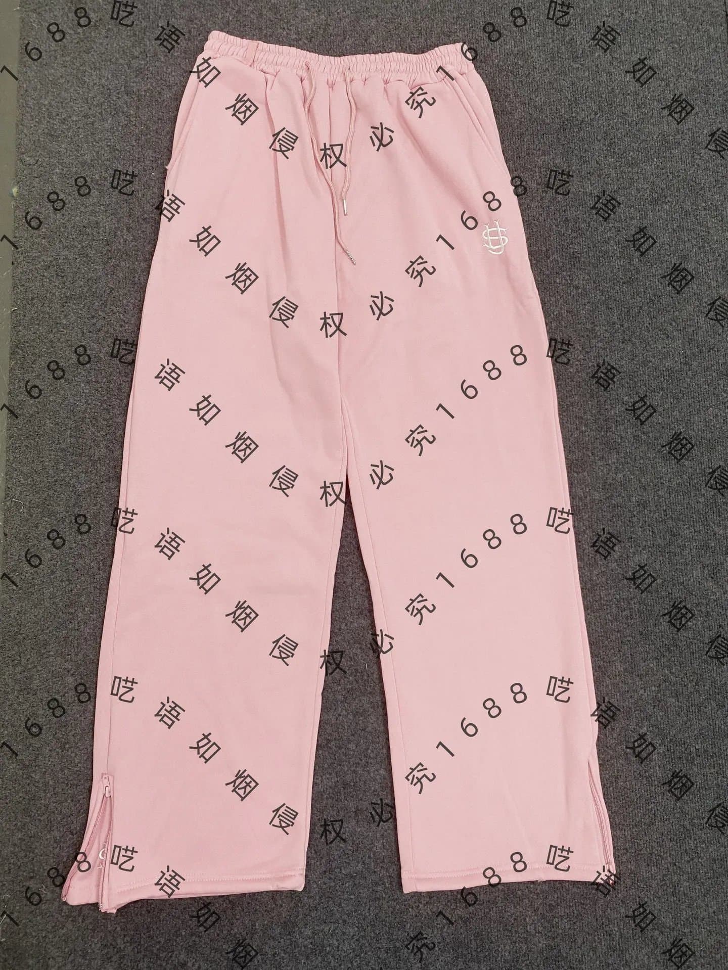 Fear of God Essentials Sweatpants Logo Embroidery — 浅粉色长裤