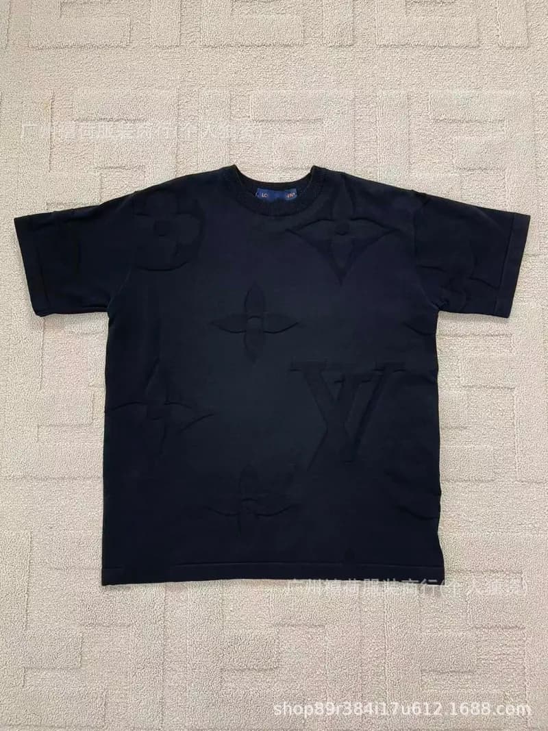 Louis Vuitton LV Monogram T-Shirt Embossed Floral Logo