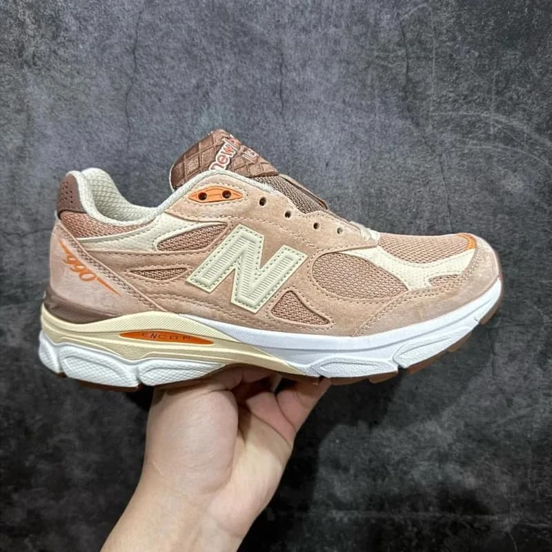 New Balance 990v3 Kith Collaboration — 总裁  NB990V3 米褐色SZ3