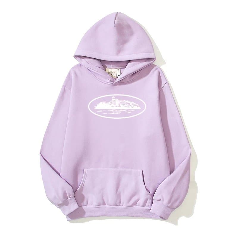 Gallery Dept. Oval Logo Hoodie Pastel Purple