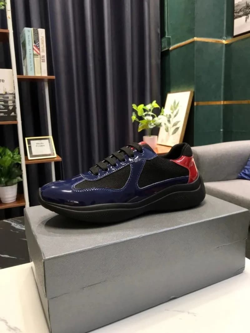 Prada Linea Rossa Sneaker Navy Black Red
