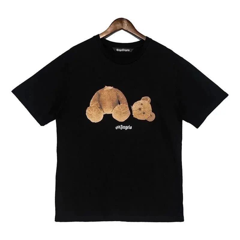 Amiri Teddy Bear Graphic Tee Brown Bear Appliqué