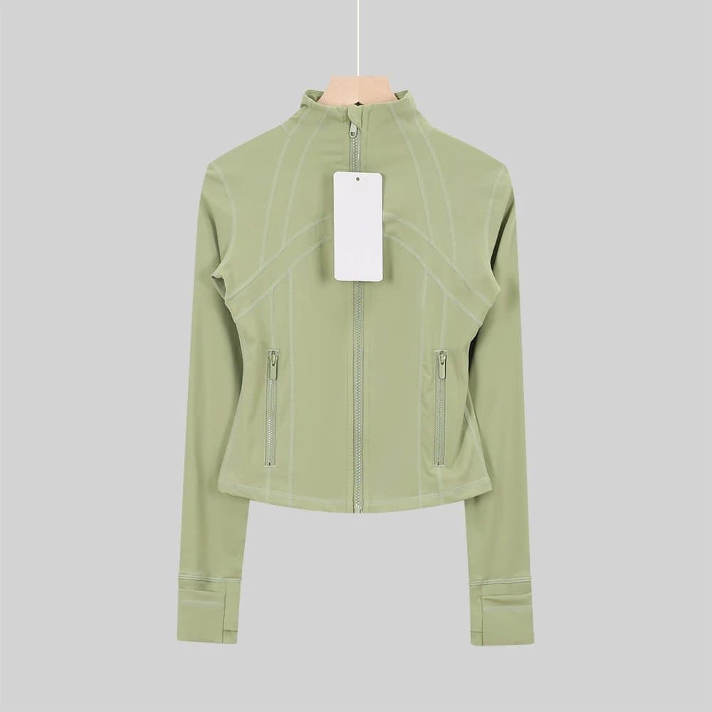 Lululemon Define Jacket High-Neck Zip-Up — 迷香绿
