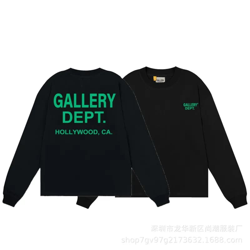 Gallery Dept. Long Sleeve Tee Gallery Dept Logo — A14