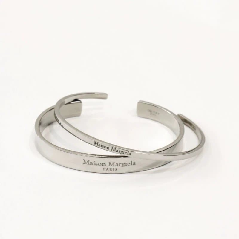 Maison Margiela Cuff Bracelet Engraved Logo