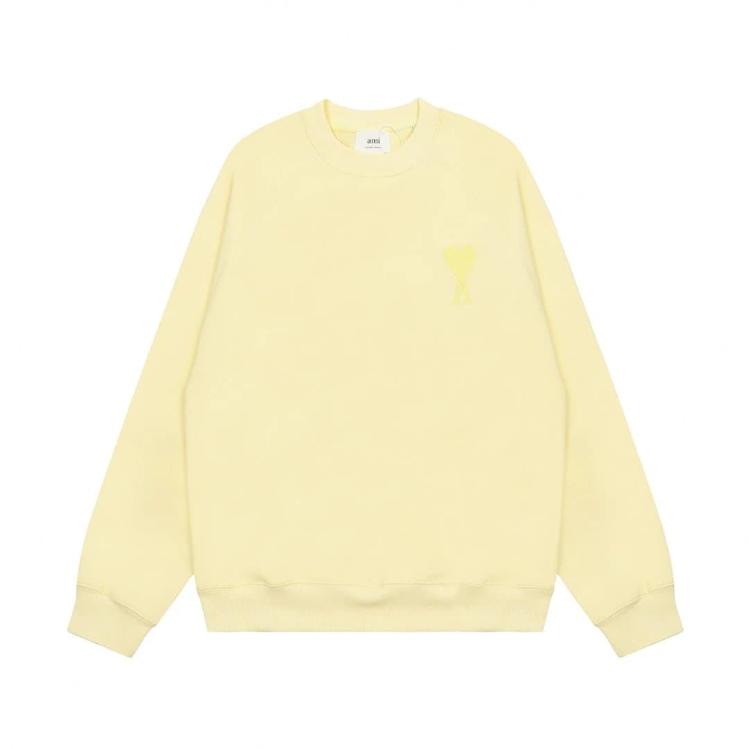 AMI Paris Crewneck Sweatshirt Heart Logo