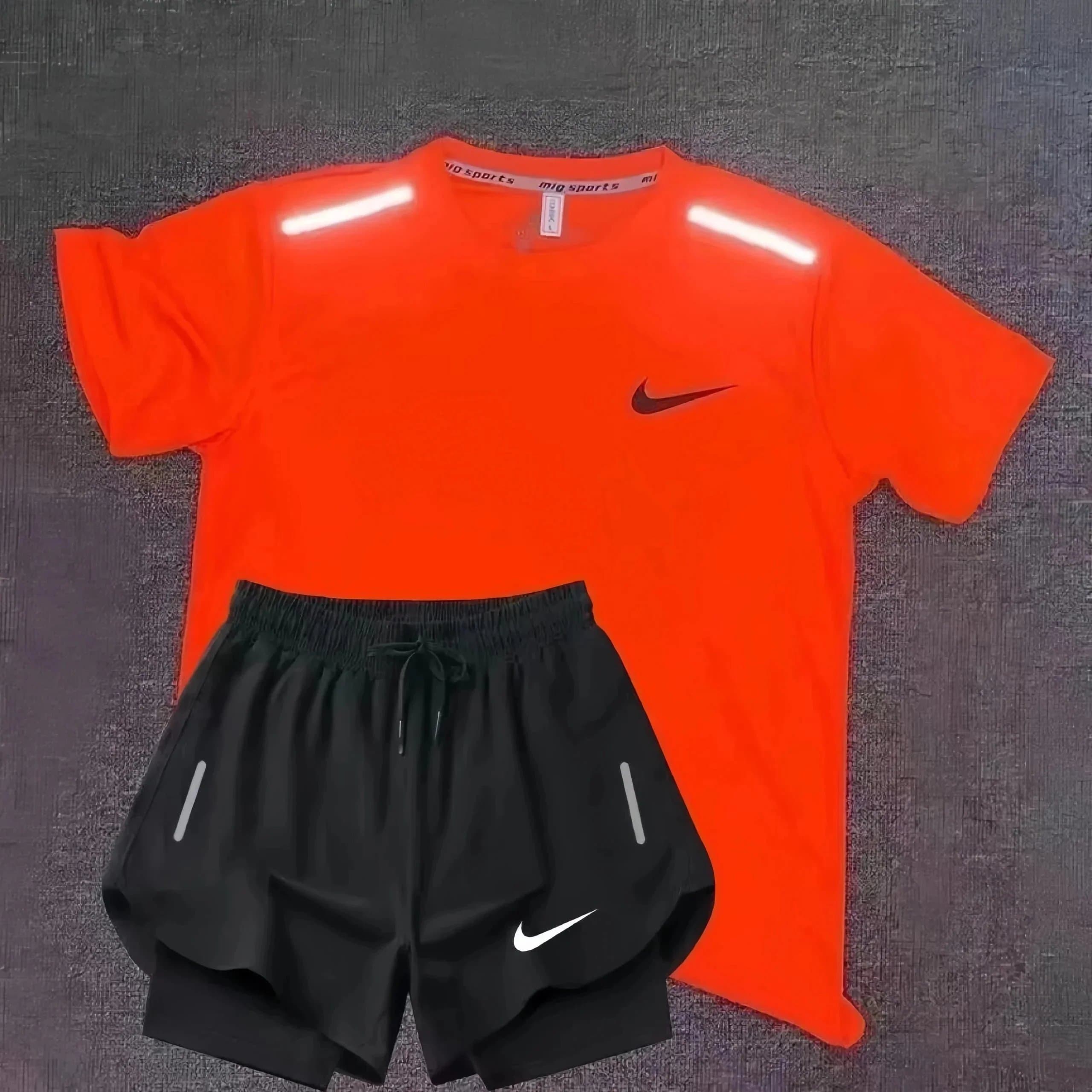Nike Dri-FIT Training Set Red/Black — 11