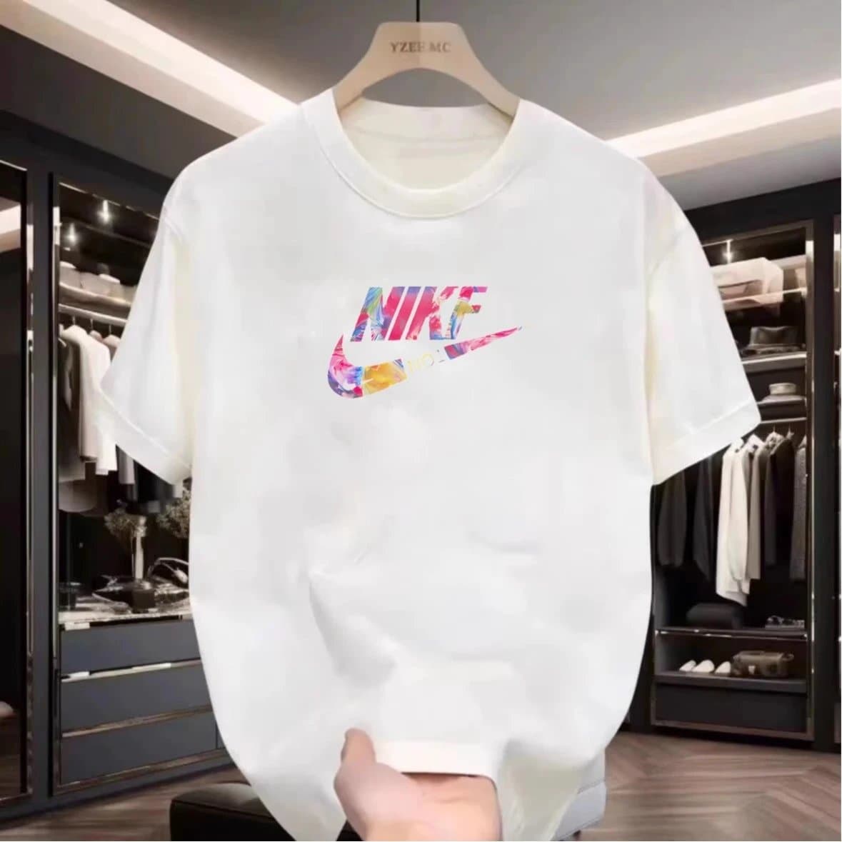 Nike Swoosh Graphic Tee Multicolor Swoosh Print