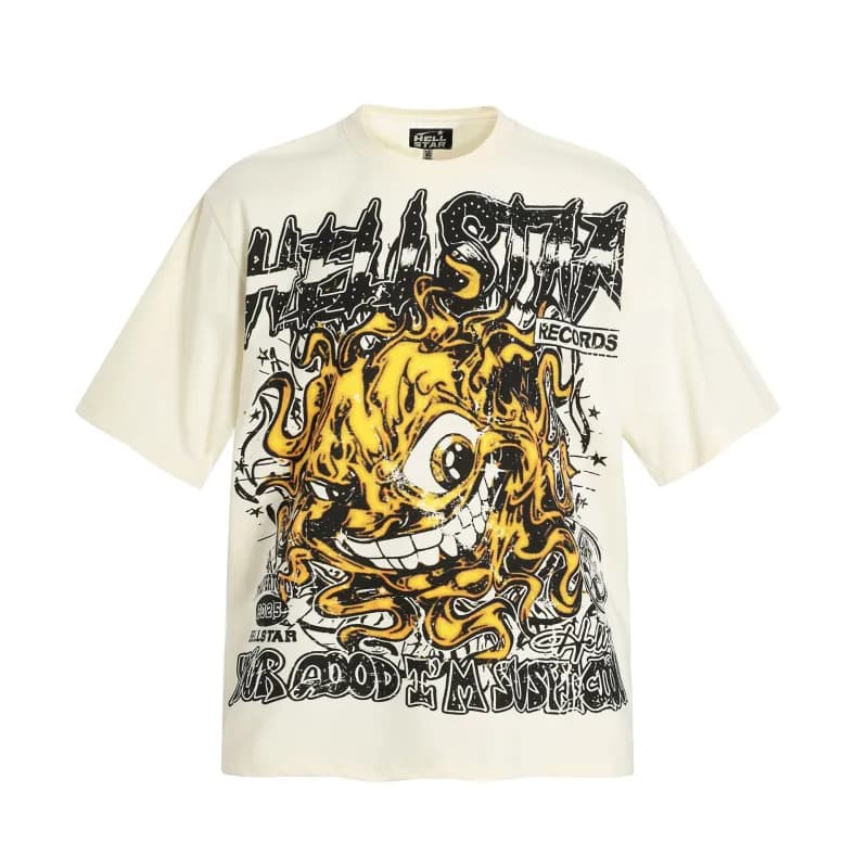 Hellstar Ribcage Tee Skeleton Print — SS1203