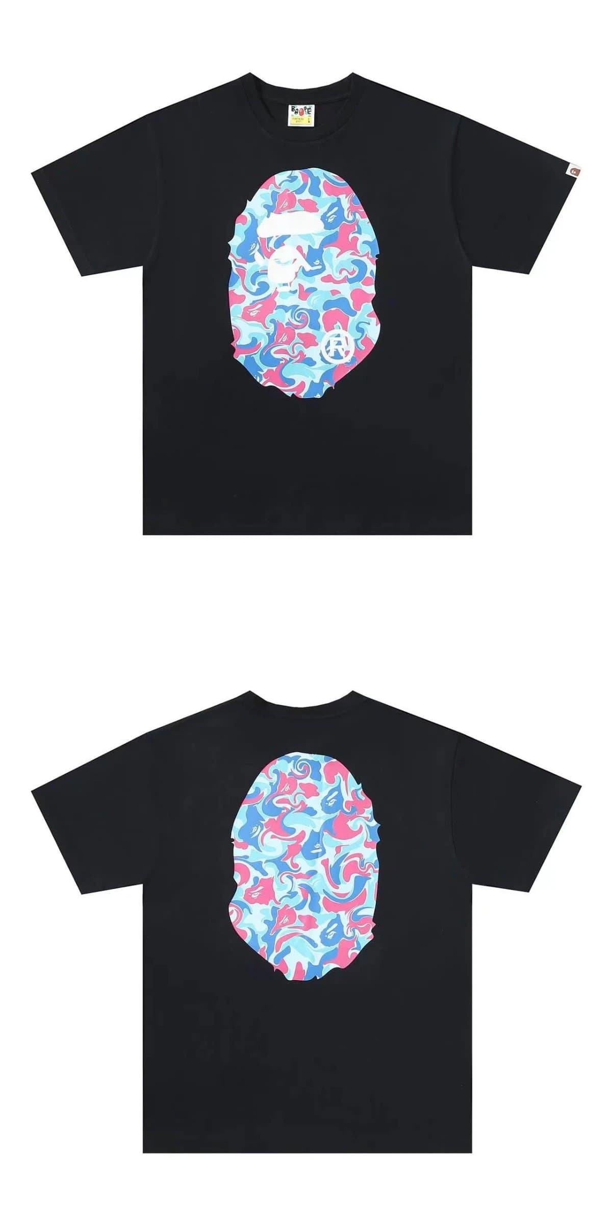 BAPE Ape Head Tee Brown Ape Head — 大头黑蓝