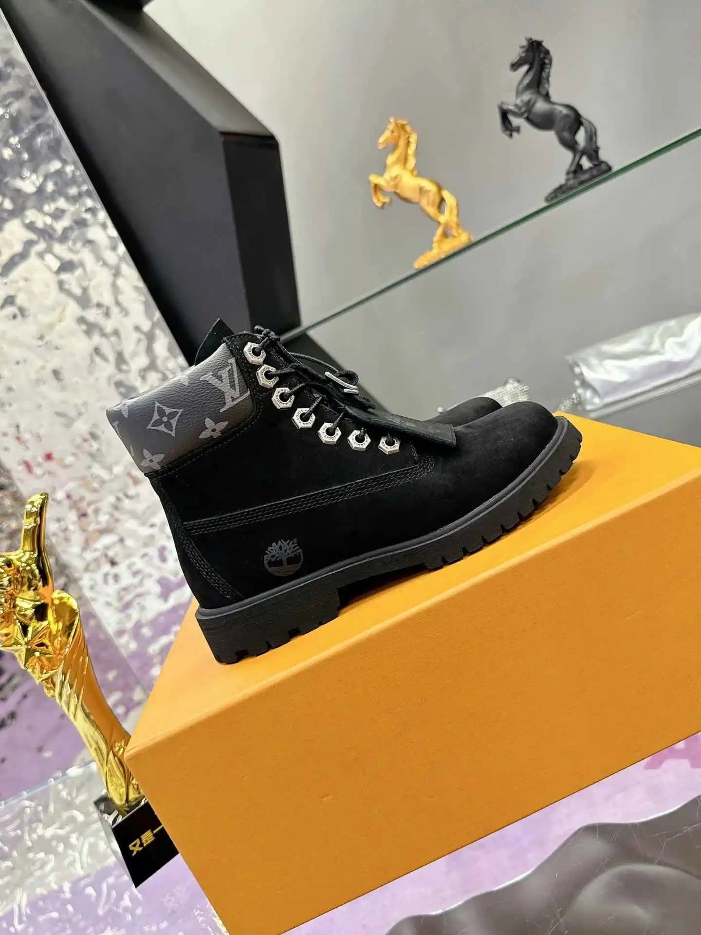 Louis Vuitton Timberland 6-Inch Boot LV Monogram Suede