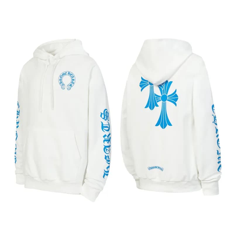 Chrome Hearts Hooded Sweatshirt Cross Logo Embroidery — L3115白