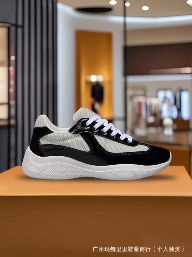 Prada Linea Rossa Sneaker Black and White